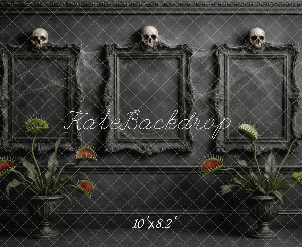 15% OFF Kate Halloween Skull Retro Wall Backdrop Designed by Mini MakeBelieve - Kate Backdrop AU