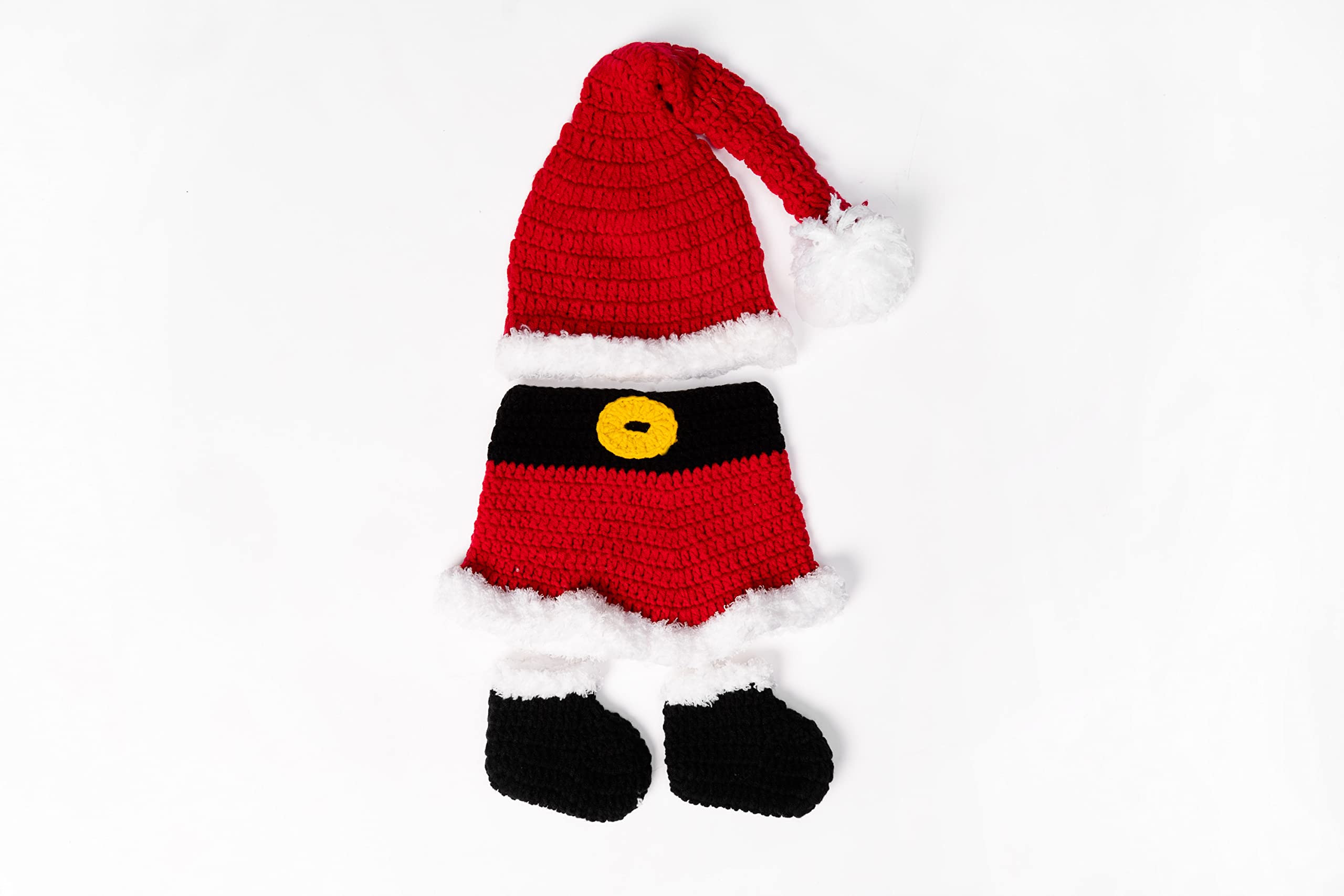 Kate Christmas Newborn Photography Props Baby Photo Outfits Christmas Photo Costume for Baby Red - Kate Backdrop AU