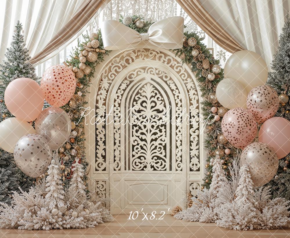Kate Christmas Wedding Arch Backdrop Designed by Emetselch