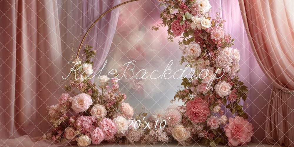 Kate Floral Mommy&Me Backdrop Designed by Emetselch