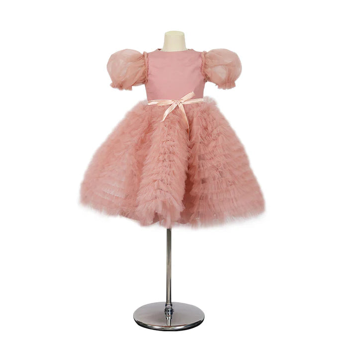 Kate Dusty Pink Dress Kids Dress for Photography - Kate Backdrop AU