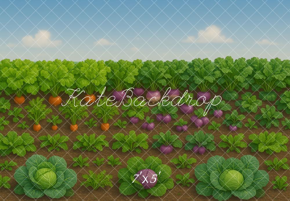 Kate Vegetable Garden Backdrop Designed by Megan Leigh - Kate Backdrop AU