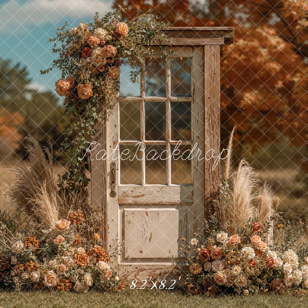 Kate Autumn Vintage Door Backdrop Designed by Emetselch