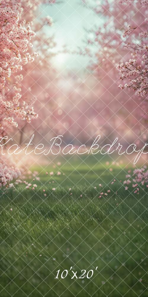 Kate Spring Cherry Blossom Meadow Backdrop Designed by Emetselch