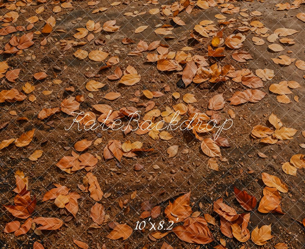 Kate Autumn Leaves Ground Backdrop Designed by Emetselch