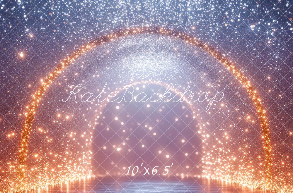 Kate Glitter Arched Lights Sparkle Backdrop Designed by Mini MakeBelieve - Kate Backdrop AU