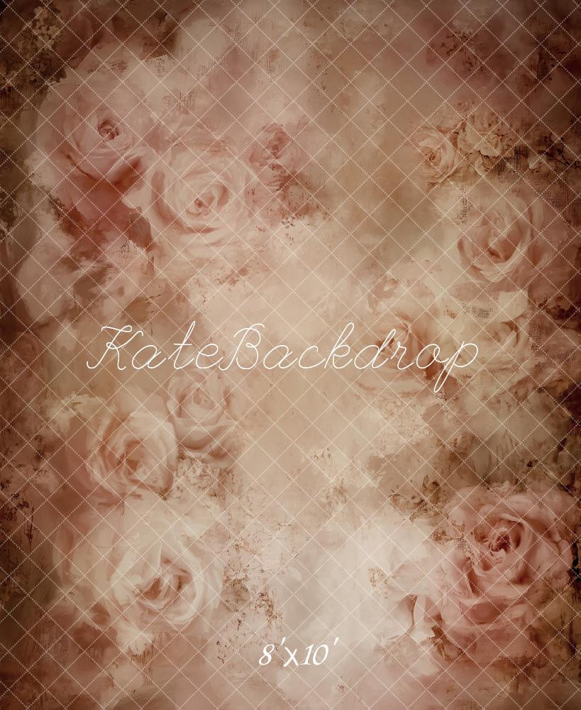 Kate Vintage Roses Fine Art Fleece Backdrop Designed by Chain