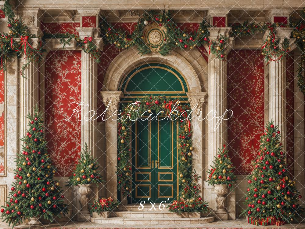 Kate Christmas Grand Entrance Backdrop Designed by Emetselch - Kate Backdrop AU