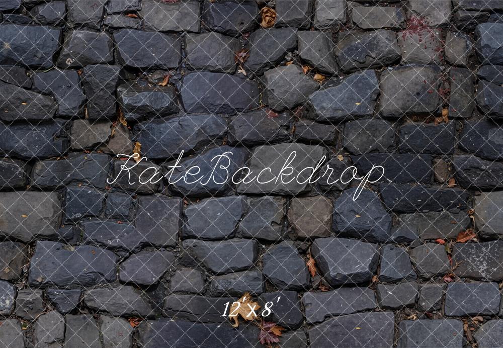 Kate Stone Wall Fleece Floor Backdrop Designed by Chain