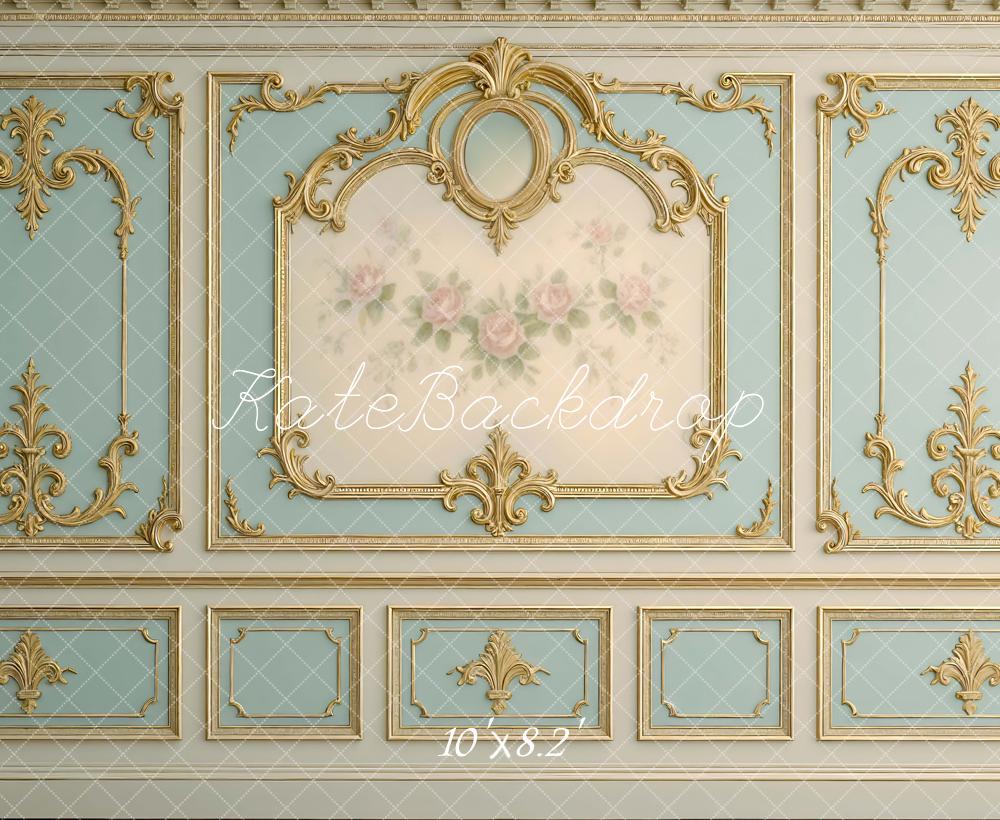 Kate Ornate Wall Rose Painting Backdrop Designed by Mini MakeBelieve