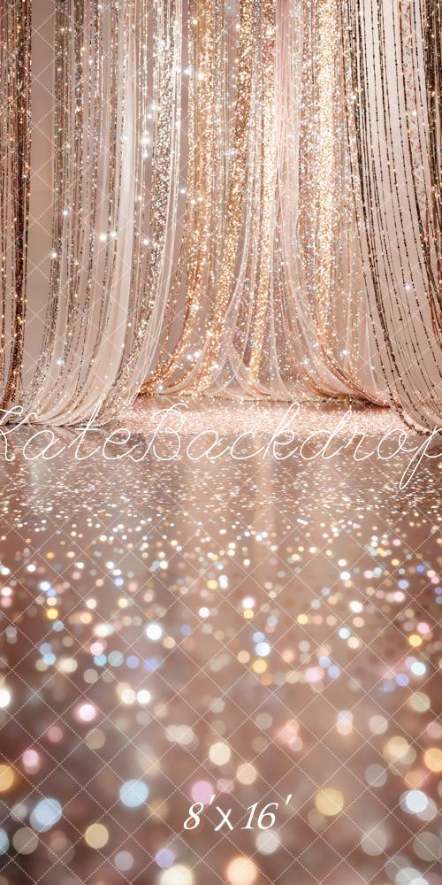 Kate Glitter Curtain Sparkle Floor Backdrop Designed by Chain