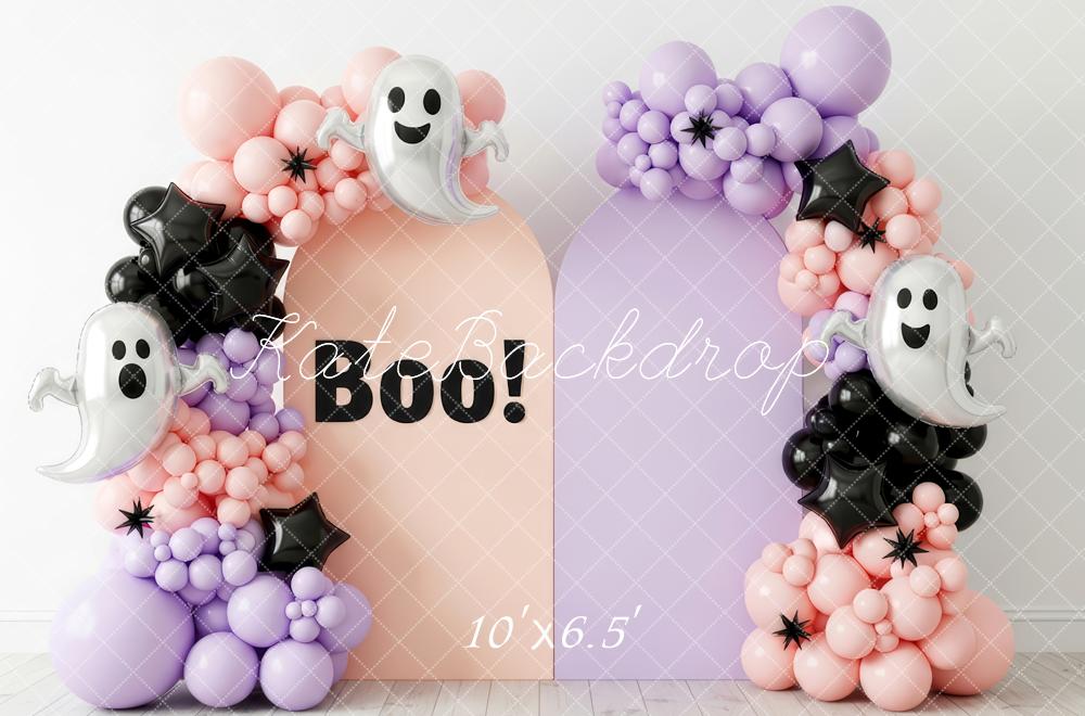 Kate Halloween Ghost Boo Party Arch Backdrop Designed by Patty Roberts