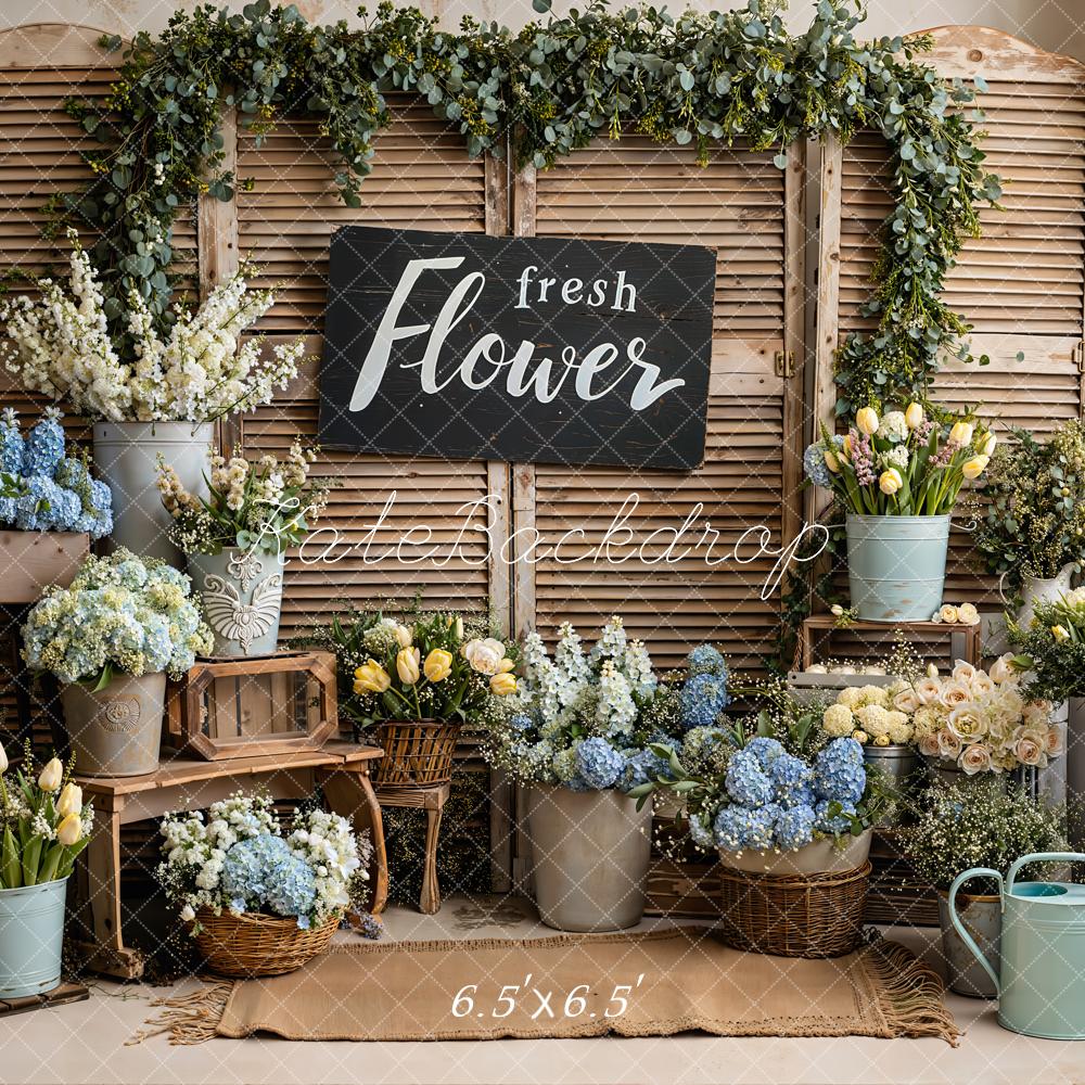 Kate Spring Fresh Flower Backdrop Designed by Emetselch