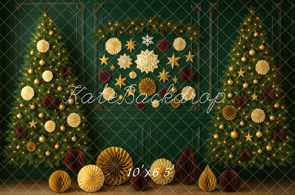 Kate Green Christmas Tree Backdrop Designed by Megan Leigh - Kate Backdrop AU