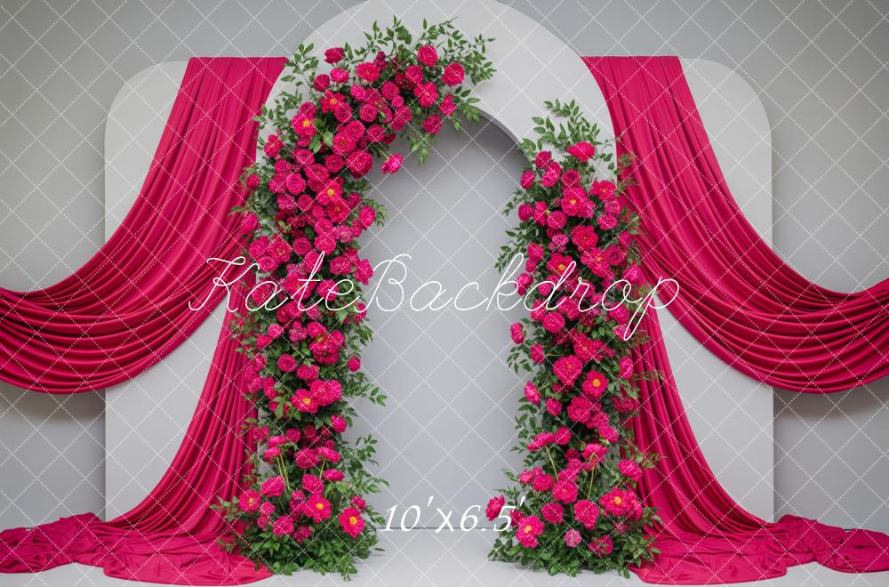 Kate Flower Arch Wedding Party Backdrop Designed by Patty Roberts