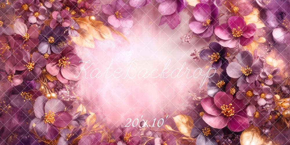 Kate Floral Newborn Backdrop Designed by GQ