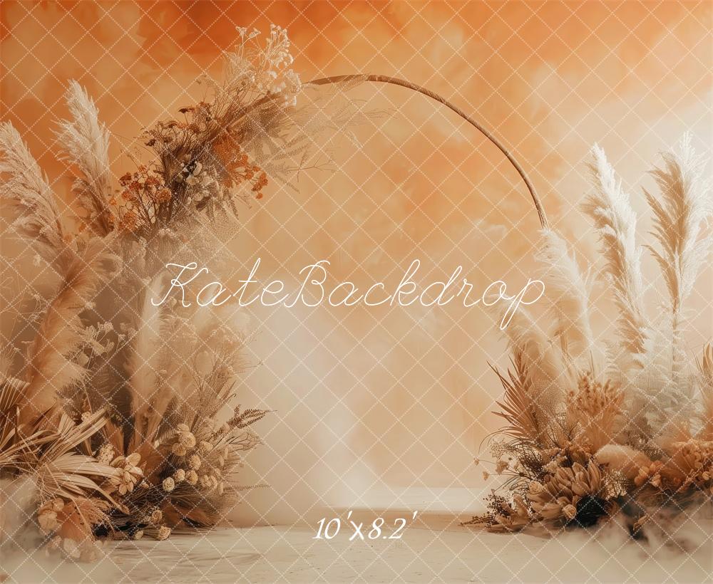 Kate Arch Dried Grass Backdrop Designed by Patty Roberts