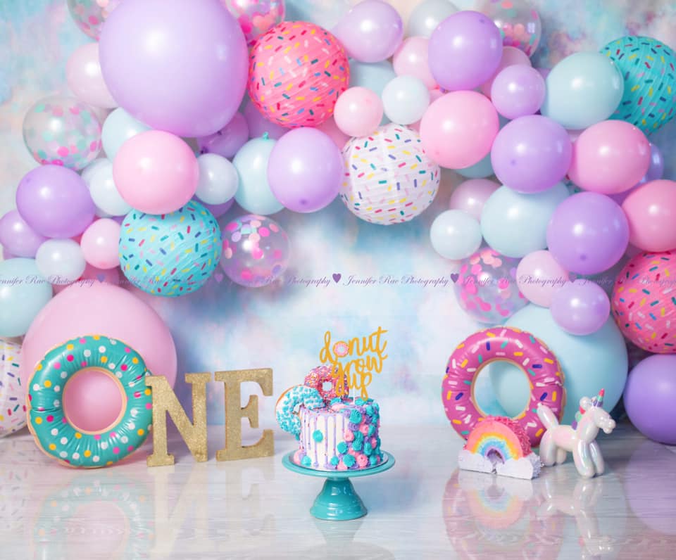 Kate Pastel Smoke Cotton Candy Backdrop Designed By Pine Park Collection - Kate Backdrop AU