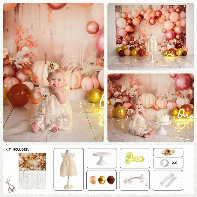 Kate Boho Pumpkins Cake Smash Photo Kit