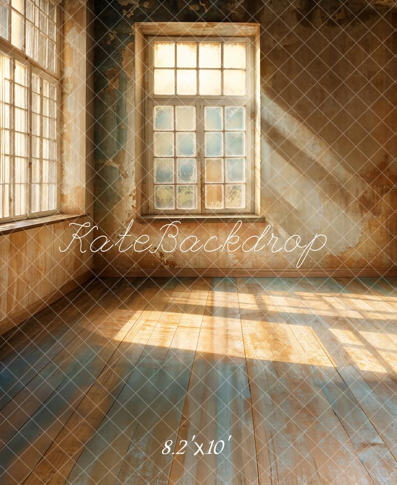 Kate Vintage Wall Window Sunlight Backdrop Designed by Emetselch