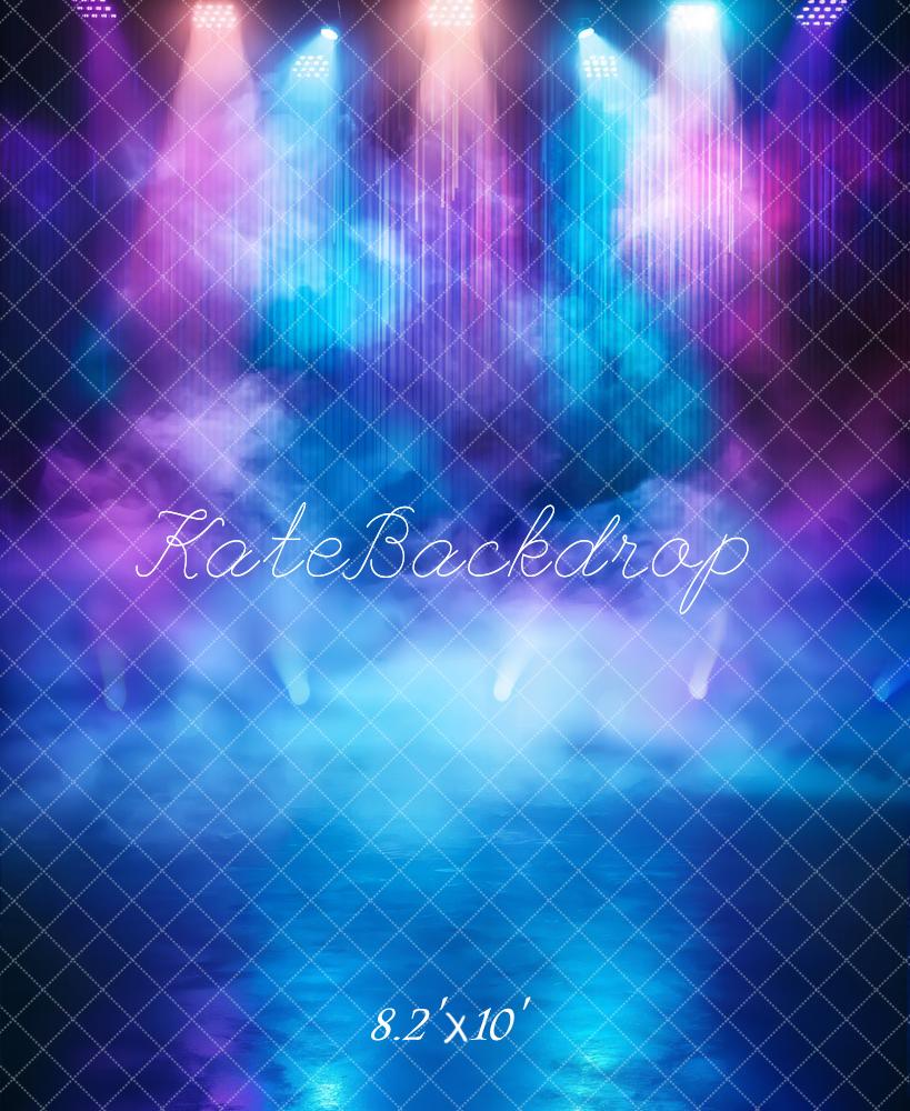 Kate Colourful Stage Lights Fog Backdrop Designed by Chain