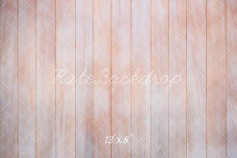 Kate Light Pink Wood Planks Fleece Backdrop Designed by Emetselch - Kate Backdrop AU
