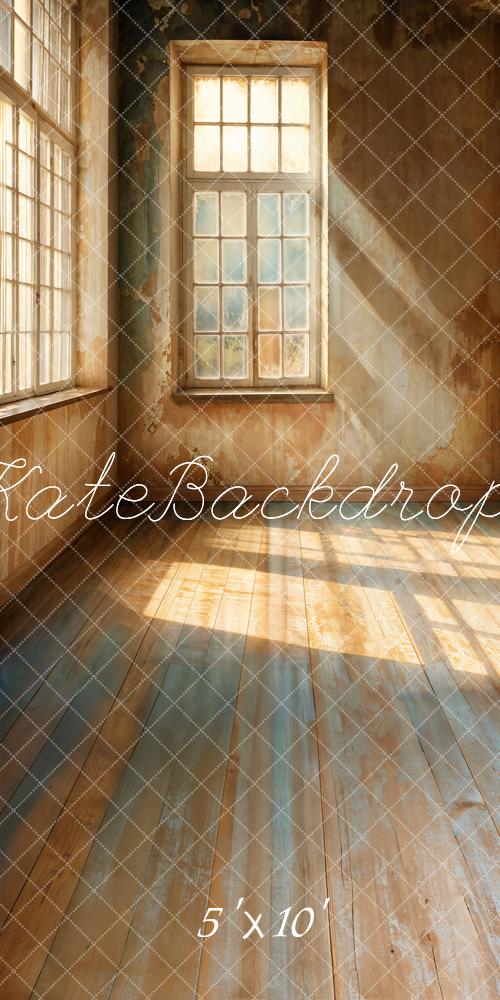 Kate Vintage Wall Window Sunlight Backdrop Designed by Emetselch