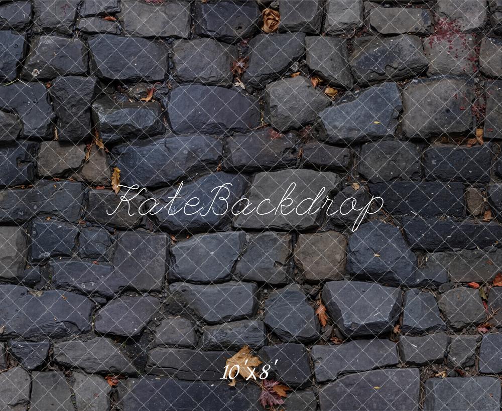 Kate Stone Wall Fleece Floor Backdrop Designed by Chain