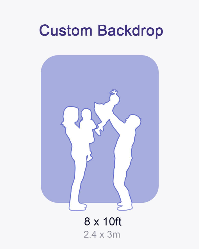 Kate Custom Photography Fabric Printed Backdrop (Size: width x height) - Kate Backdrop AU