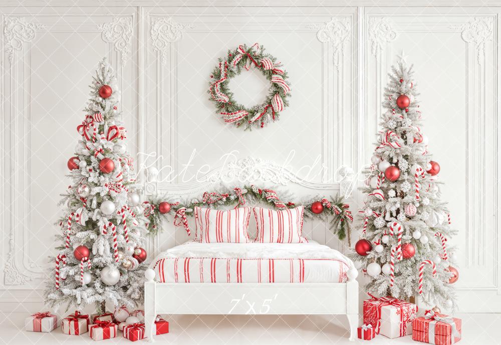 Kate Christmas Bedroom Trees Backdrop Designed by Emetselch