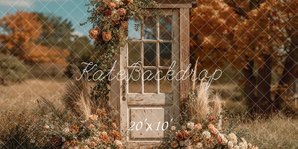 Kate Autumn Vintage Door Backdrop Designed by Emetselch