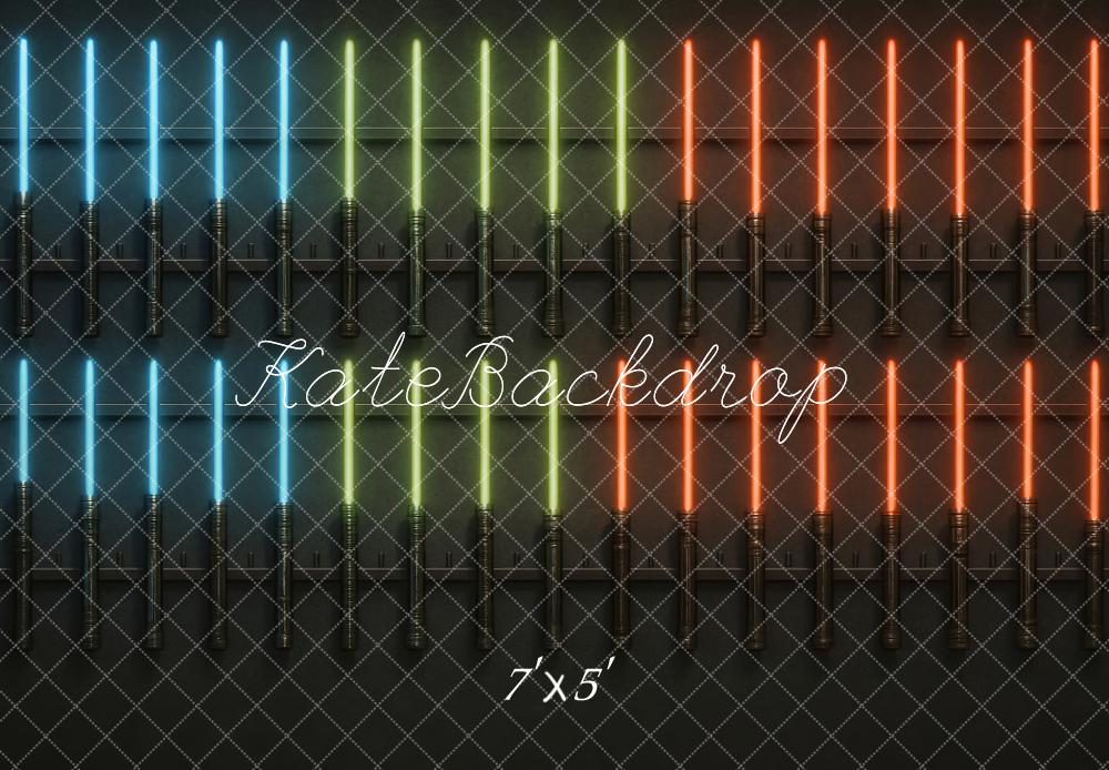 Kate Colourful Neon Light Wall Backdrop Designed by Megan Leigh - Kate Backdrop AU