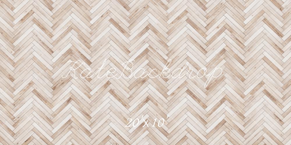 Kate Herringbone Wood Texture Backdrop Designed by Emetselch