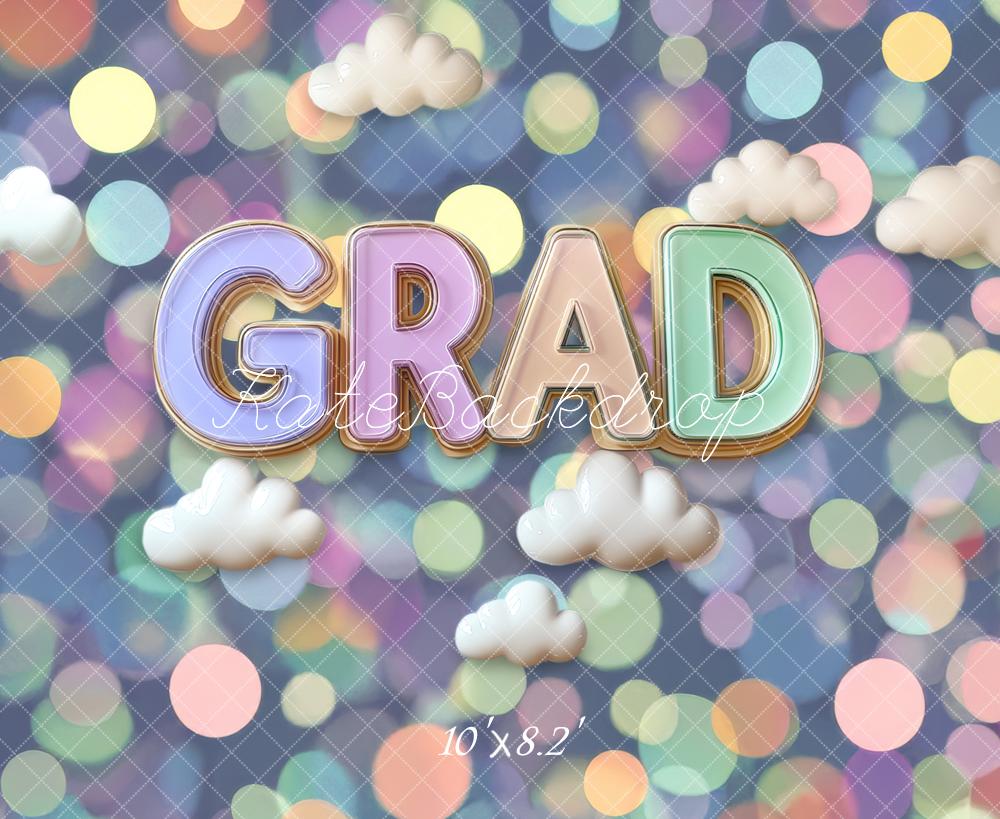 Kate Grad Colourful Bokeh Backdrop Designed by Mini MakeBelieve