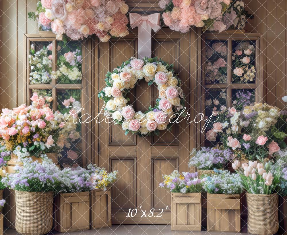 Kate Flower Wooden Backdrop Designed by Mini MakeBelieve - Kate Backdrop AU