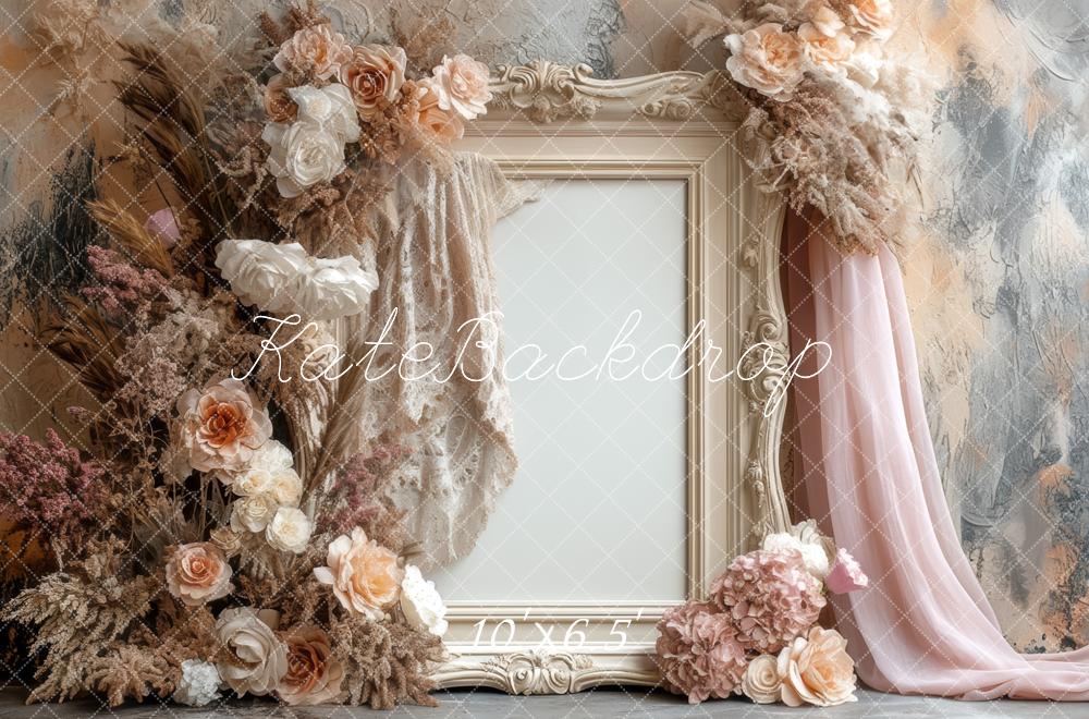 Kate Vintage Flowers Backdrop Designed by Mini MakeBelieve - Kate Backdrop AU