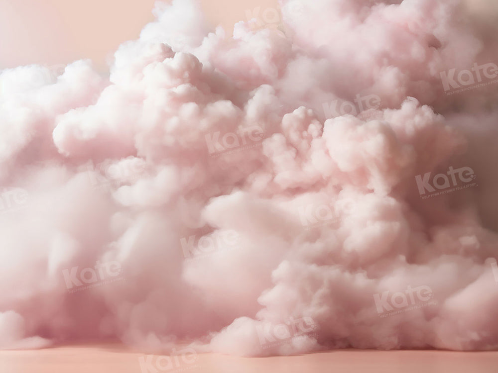 Kate Pink Cloud Puff Backdrop Designed by Chain