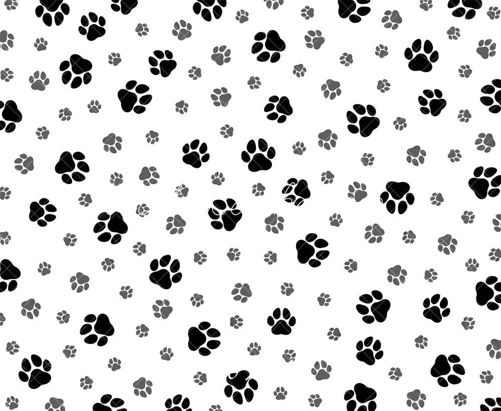 Kate Animal Paw Prints Pattern Backdrop Designed by Mandy Ringe - Kate Backdrop AU