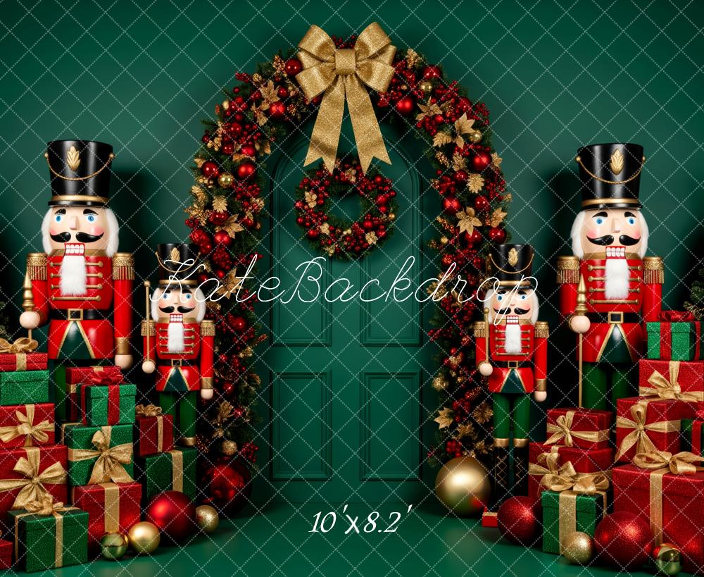 Kate Christmas Nutcracker Presents Backdrop Designed by Patty Roberts