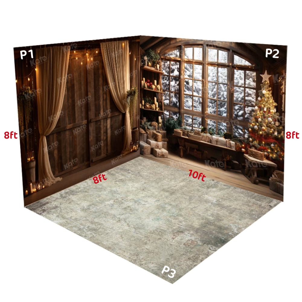 Kate Custom Room Sets Fabric Printed Backdrop (Size: width x height) - Kate Backdrop AU