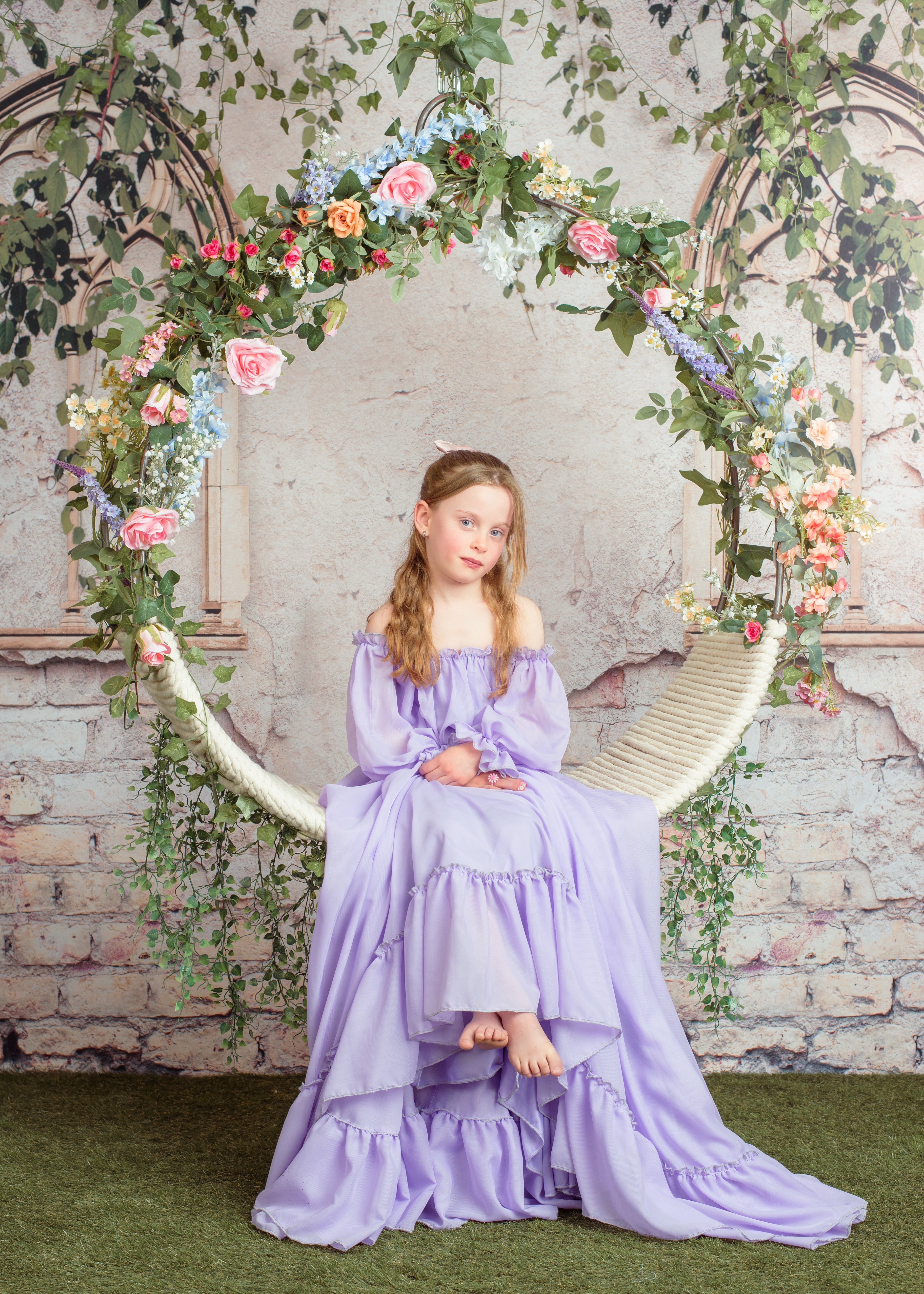 Kate Summer Old Brick Wall with Greenery Backdrop for Photography - Kate Backdrop AU