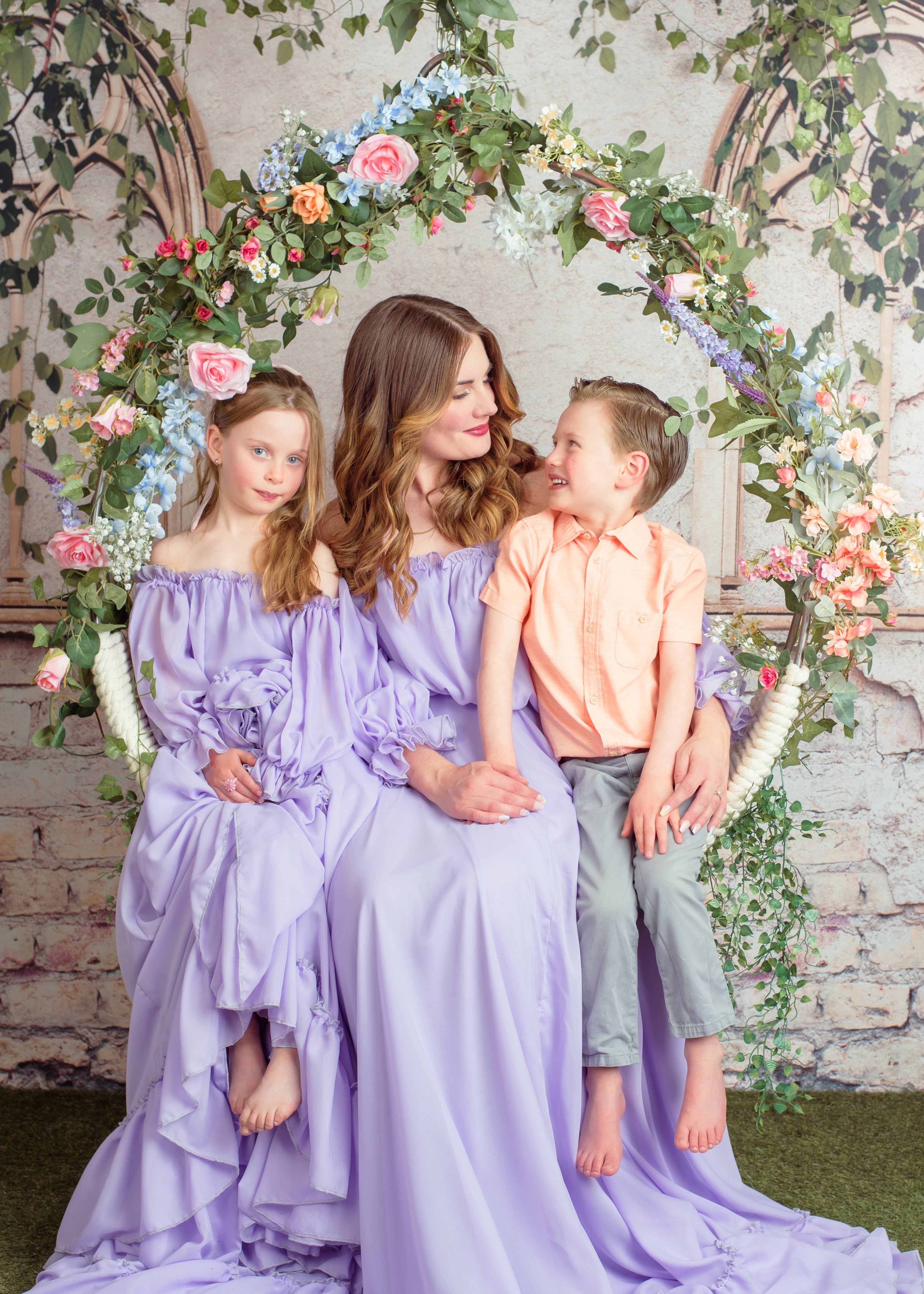 Kate Summer Old Brick Wall with Greenery Backdrop for Photography - Kate Backdrop AU