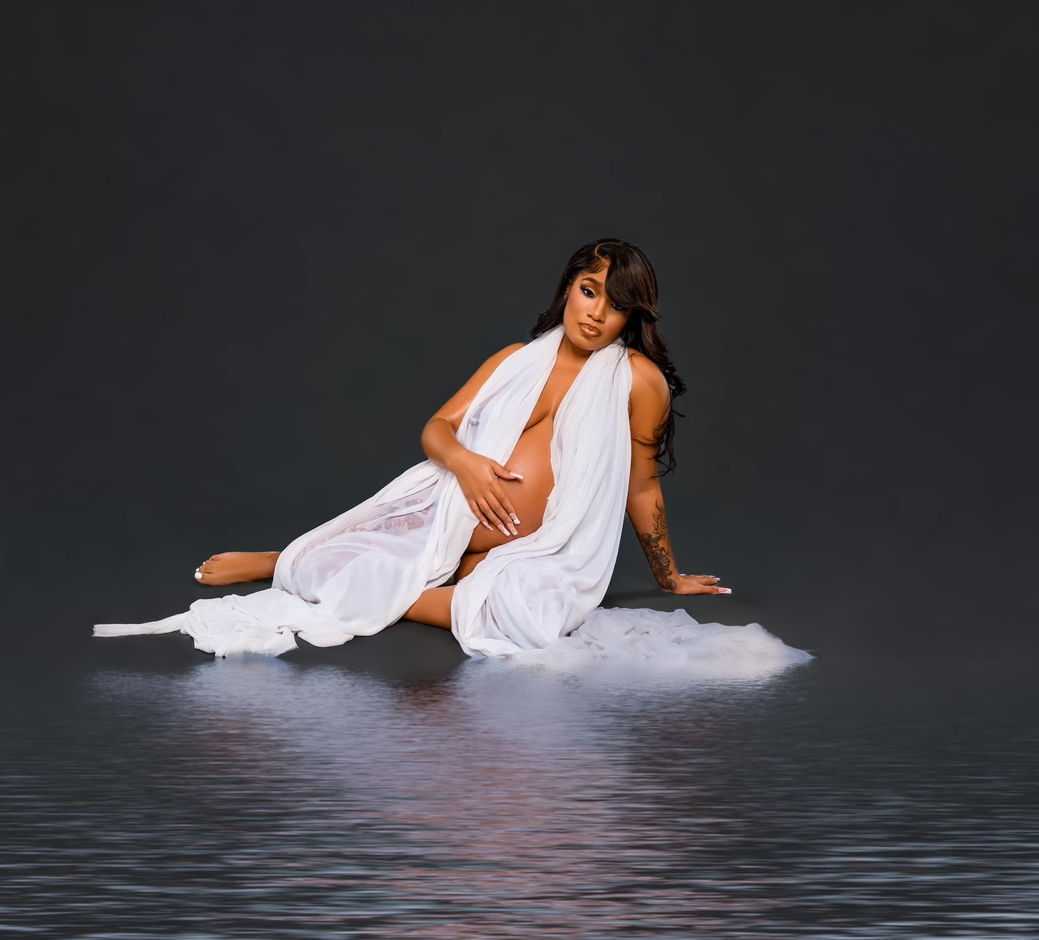 Kate Abstract Dark Grey Portrait Backdrop for Photography - Kate Backdrop AU