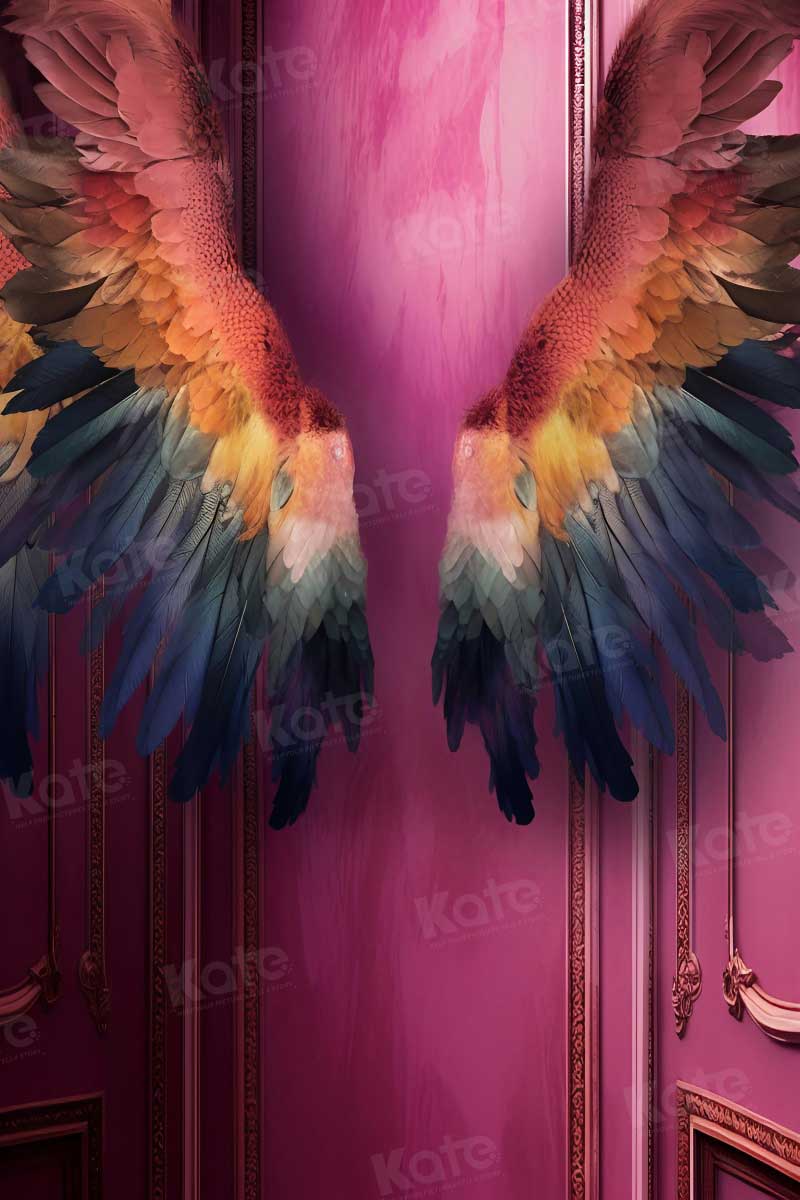 Kate Abstract Pink Wall Wings Backdrop for Photography - Kate Backdrop AU