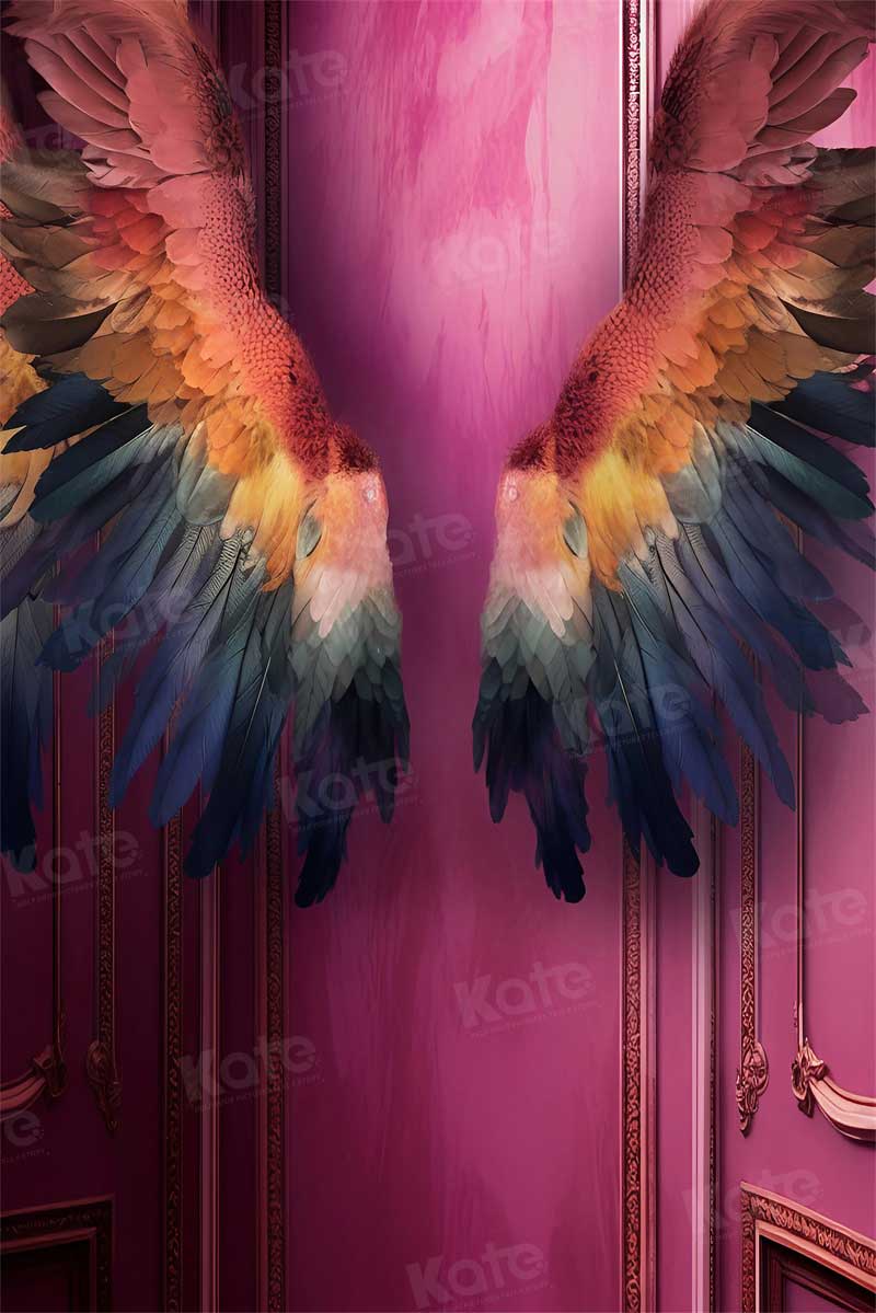 Kate Abstract Pink Wall Wings Backdrop for Photography - Kate Backdrop AU