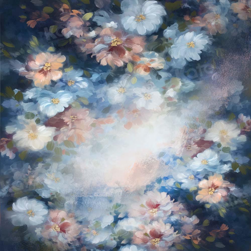 Kate Artistic Oil Painting Style Flowers Backdrop Designed by GQ - Kate Backdrop AU