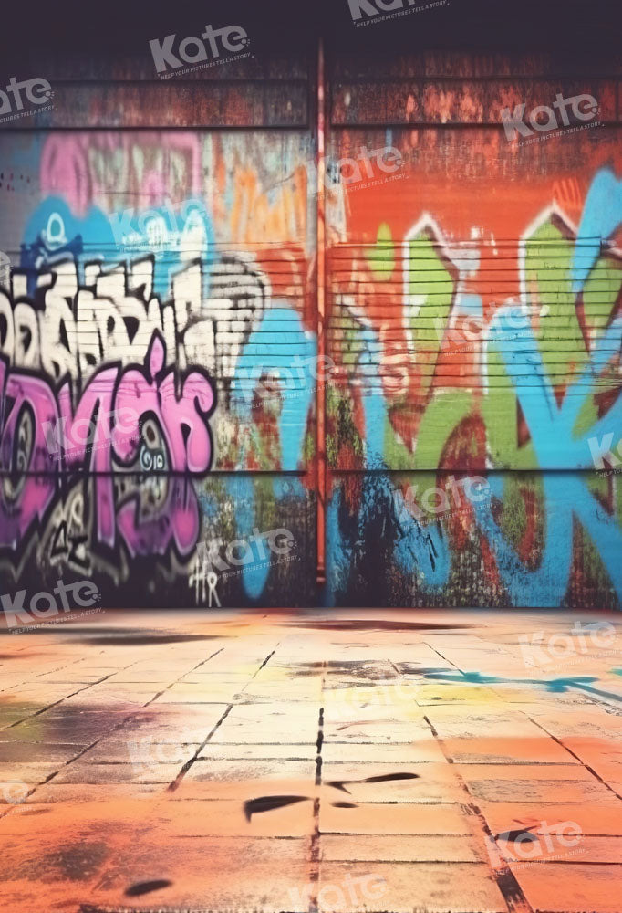Kate Graffiti Wall Backdrop Designed by Chain Photography - Kate Backdrop AU