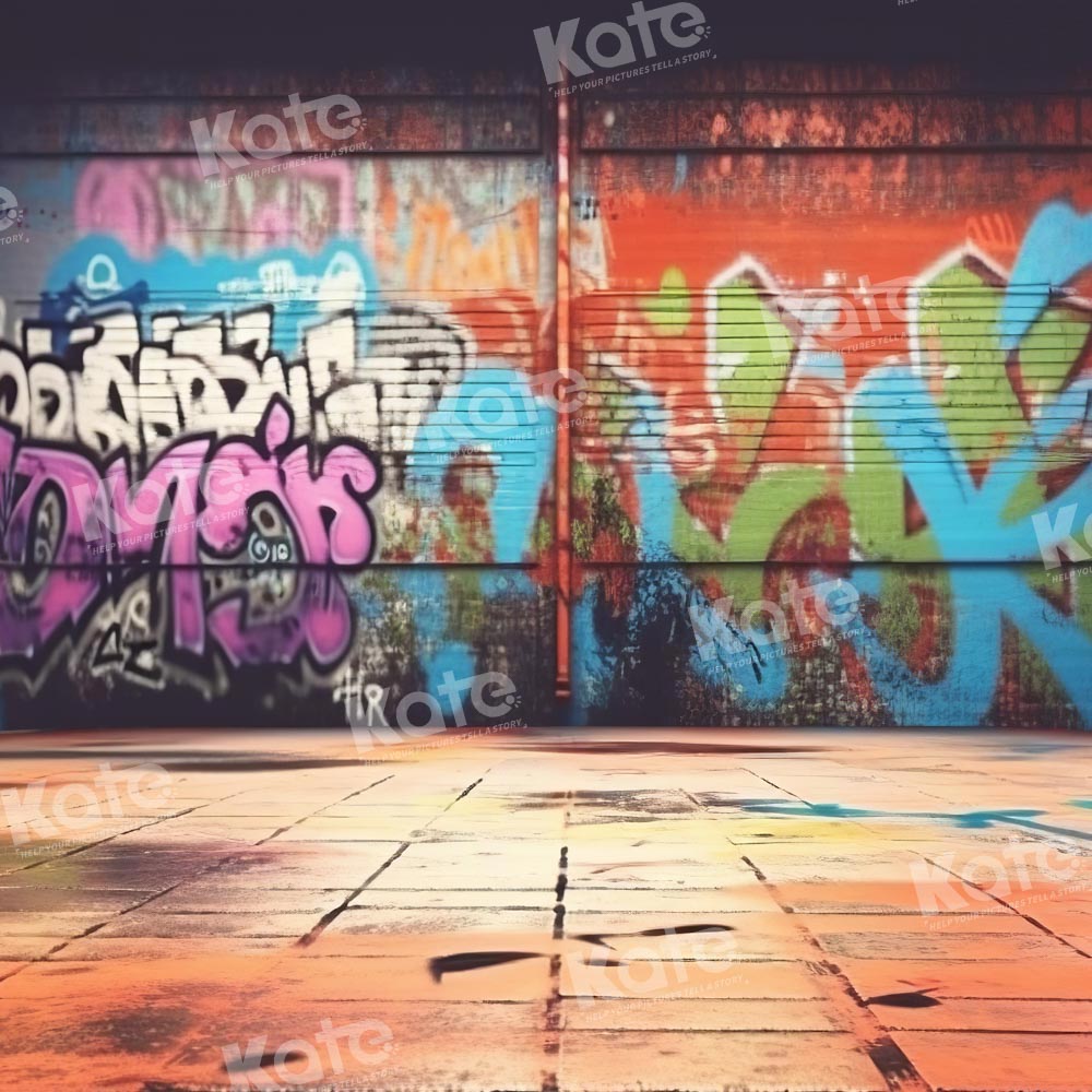Kate Graffiti Wall Backdrop Designed by Chain Photography - Kate Backdrop AU