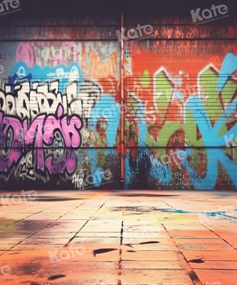 Kate Graffiti Wall Backdrop Designed by Chain Photography - Kate Backdrop AU