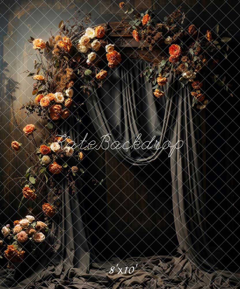 Kate Artistic Yellow Flower Curtain Backdrop Designed by Chain Photography - Kate Backdrop AU